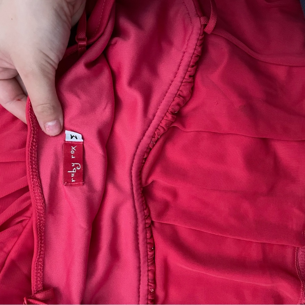 Ruby Rox Vibrant Red Dress - Picture 2 of 2